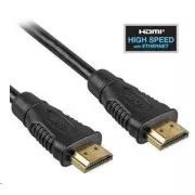 PREMIUMCORD Kabel HDMI - HDMI 0, 5m (v1.4, 3D, zlacené kontakty, stíněný)