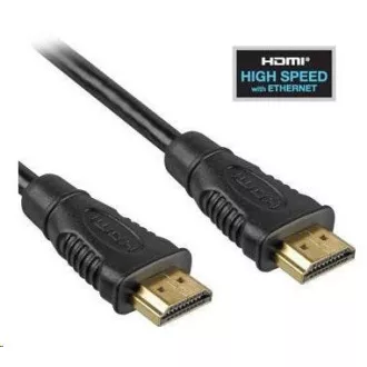 PREMIUMCORD Kabel HDMI - HDMI 0, 5m (v1.4, 3D, zlacené kontakty, stíněný)