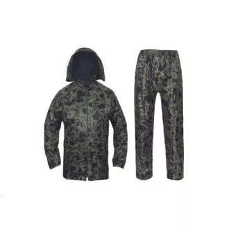 CARINA oblek s kapucí camouflage - L