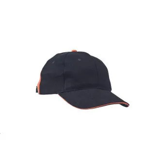 KNOXFIELD baseball čepice černá/oranžová KNOXFIELD baseball čepice černá/oranžová