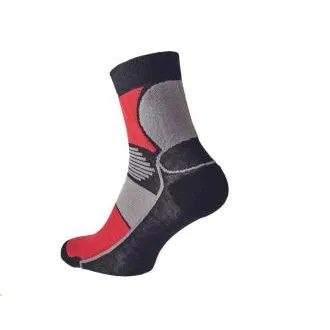 KNOXFIELD BASIC ponožky černá/červená 39/40