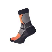 KNOXFIELD BASIC ponožky černá/oranžová 39/40
