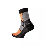 KNOXFIELD BASIC ponožky černá/oran 41/42