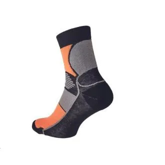KNOXFIELD BASIC ponožky černá/oranžová 45/46