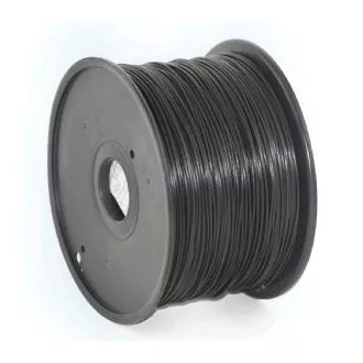 GEMBIRD Tisková struna (filament) PLA, 1, 75mm, 1kg, černá