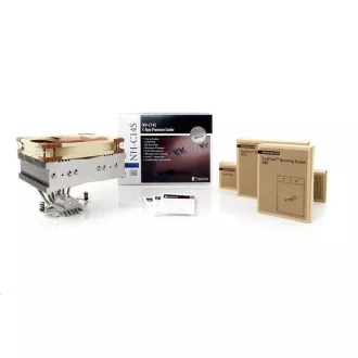 NOCTUA Chladič CPU NH-C14S, 1x 140mm, LGA1851, AM5, hnědá/stříbrná