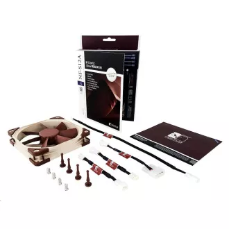 NOCTUA Ventilátor NF-S12A-FLX, 120mm, hnědá
