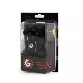 GEMBIRD gamepad JPD-WDV-01, vibrační, bezdrátový, PC/PS2/PS3, USB