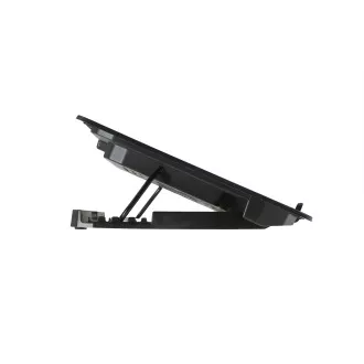 EVOLVEO Chladící podložka pro NTB A101, až 17", 2x 120mm Ventilátor, Modré podsvícení, černá
