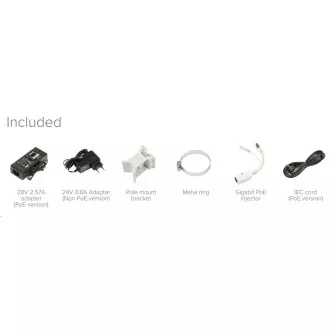 MikroTik RouterBOARD OmniTik 5 ac PoE, 720MHz CPU, 128MB RAM, PoE out, 5x GLAN, 5GHz Wi-Fi, 2x7.5dBi, 802.11a/n/ac, vč. L4