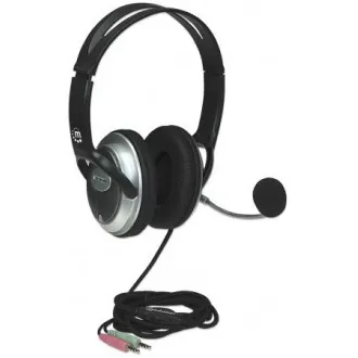 MANHATTAN Sluchátka s mikrofonem Classic Stereo Headset MANHATTAN Sluchátka s mikrofonem Classic Stereo Headset