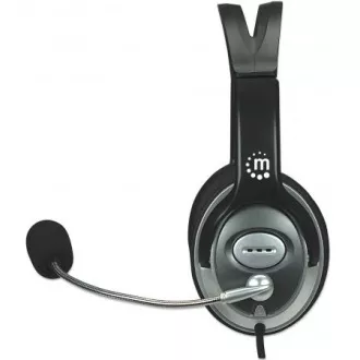 MANHATTAN Sluchátka s mikrofonem Classic Stereo Headset MANHATTAN Sluchátka s mikrofonem Classic Stereo Headset