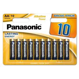 PANASONIC Alkalické baterie Alkaline Power LR6APB/10BW AA 1, 5V (Blistr 10ks)