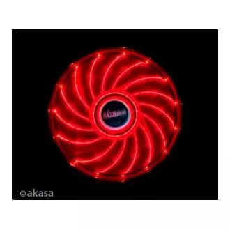 AKASA ventilátor Vegas 120x120x25mm, 1200RPM podsvícený, 15xLED, červený AKASA ventilátor Vegas 120x120x25mm, 1200RPM podsvícený, 15xLED, červený