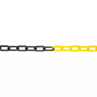JSP Řetěz plast 8mm/25m červená/bílá