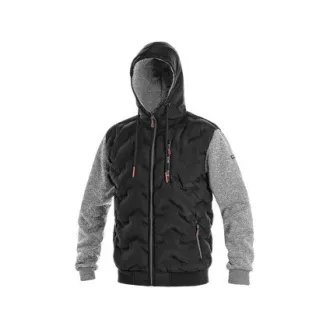 Bunda CXS FLINT, pánská, černo - šedá, vel. 2XL