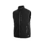 Pánská softshell vesta TOPEKA, černá, vel. M