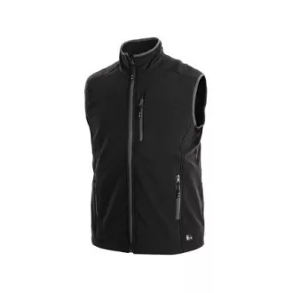 Pánská softshell vesta TOPEKA, černá, vel. M