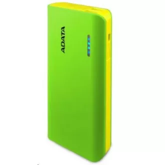 ADATA PowerBank PT100 - externí baterie pro mobil/tablet 10000mAh, zelená/žlutá ADATA PowerBank PT100 - externí baterie pro mobil/tablet 10000mAh, zelená/žlutá