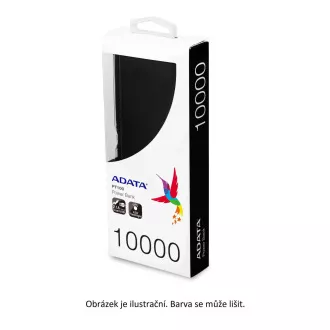 ADATA PowerBank PT100 - externí baterie pro mobil/tablet 10000mAh, zelená/žlutá ADATA PowerBank PT100 - externí baterie pro mobil/tablet 10000mAh, zelená/žlutá