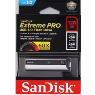 SanDisk Flash Disk 128GB Extreme Pro, USB 3.2 (R:420/W:380 MB/s)