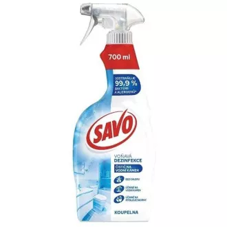 Čistič koupelna dezinfekce vodní kámen Savo 700ml