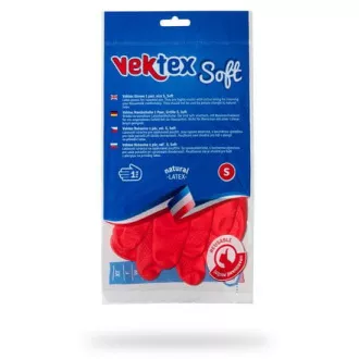 Rukavice gumové Vektex soft vel.S Rukavice gumové Vektex soft vel.S