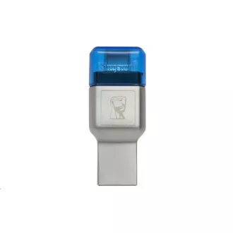 Kingston čtečka karet, MobileLite 3C UCB-C + USB 3.0 microSD card reader - čtečka mikro SD karet Kingston čtečka karet, MobileLite 3C UCB-C + USB 3.0 microSD card reader - čtečka mikro SD karet