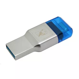 Kingston čtečka karet, MobileLite 3C UCB-C + USB 3.0 microSD card reader - čtečka mikro SD karet Kingston čtečka karet, MobileLite 3C UCB-C + USB 3.0 microSD card reader - čtečka mikro SD karet