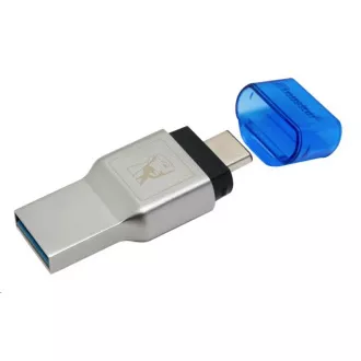 Kingston čtečka karet, MobileLite 3C UCB-C + USB 3.0 microSD card reader - čtečka mikro SD karet Kingston čtečka karet, MobileLite 3C UCB-C + USB 3.0 microSD card reader - čtečka mikro SD karet