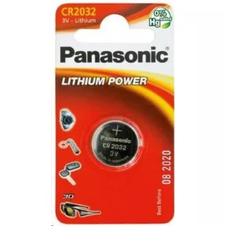 PANASONIC Lithiová baterie (knoflíková) CR-2032EL/1B 3V (Blistr 1ks)