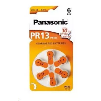 PANASONIC Zinkovzduchová baterie PR-13(48)/6LB AAA 1, 2V (Blistr 6ks)