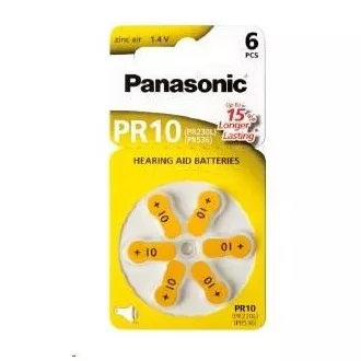 PANASONIC Zinkovzduchová baterie PR-230(10)/6LB AAA 1, 2V (Blistr 6ks)