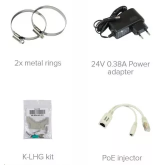 MikroTik LHG 5 (RBLHG-5nD-3), 3-PACK, 600MHz CPU, 64MB RAM, 1x LAN, 5GHz Wi-Fi, 25dBm, ant. 2x24dBi, 802.11a/n, vč. L3