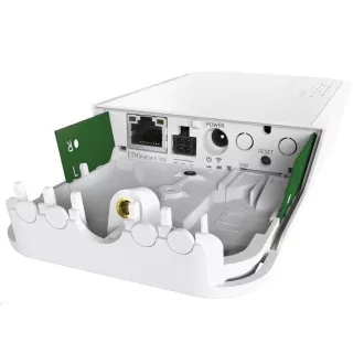 MikroTik wAP R (RBwAPR-2nD), 650MHz CPU, 64MB RAM, 1x LAN, 2.4GHz Wi-Fi, 2x2MIMO, 2dBi, vč. L4