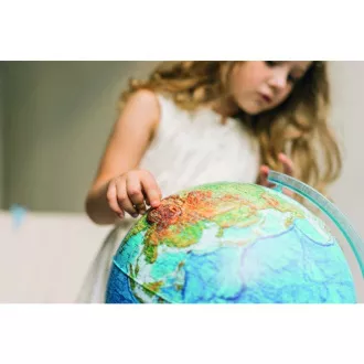 Alaysky Globe 25 cm Reliéfní fyzický glóbus, popisky v angličtině