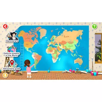 Alaysky Globe 25 cm Reliéfní fyzický glóbus, popisky v angličtině