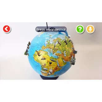 Alaysky Globe 25 cm Reliéfní fyzický glóbus, popisky v angličtině