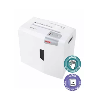 HSM skartovač ShredStar X5 White (velikost řezu 4, 5x30mm, DIN P-4 (3))