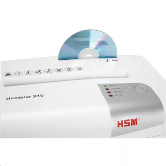 HSM skartovač ShredStar X10 White (velikost řezu 4, 5x30mm, DIN P-4 (3))