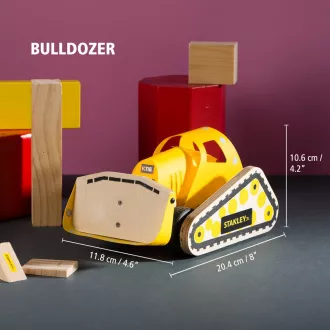 Stanley Jr. OK005-SY Stavebnice, buldozer, dřevo
