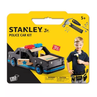 Stanley Jr. OK096-SY Stavebnice, policejní auto, dřevo