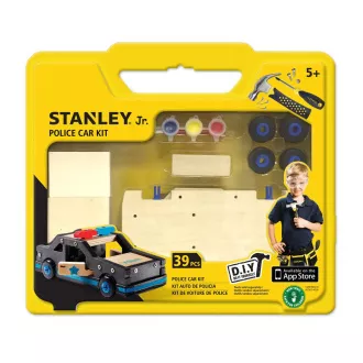 Stanley Jr. OK096-SY Stavebnice, policejní auto, dřevo