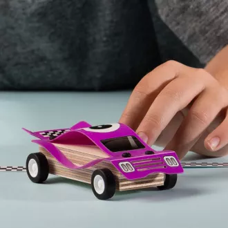 Stanley Jr. OK012-SY Stavebnice, závodní auto, dřevo