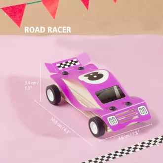 Stanley Jr. OK012-SY Stavebnice, závodní auto, dřevo
