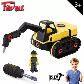 Stanley Jr. TT010-SY Stavebnice, demoliční bagr