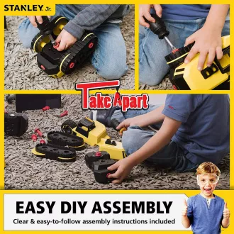 Stanley Jr. TT010-SY Stavebnice, demoliční bagr