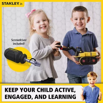 Stanley Jr. TT010-SY Stavebnice, demoliční bagr