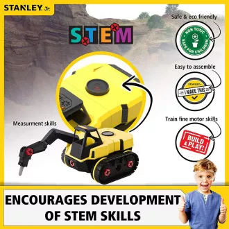 Stanley Jr. TT010-SY Stavebnice, demoliční bagr