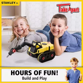 Stanley Jr. TT010-SY Stavebnice, demoliční bagr